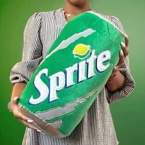 Sprite Can soft plush throw pillow vintage and rare